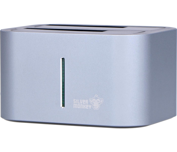 Silver Monkey Stacja dokująca 2x HDD 2.5"/3.5" - 603579 - zdjęcie 3